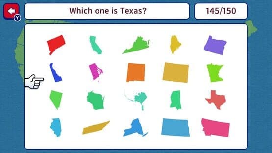 Geo Brain Boost! 50 U.S. States Silhouette Quiz — screenshot 5