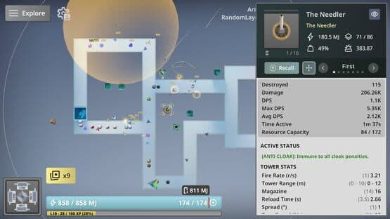 Sphere TD — screenshot 2