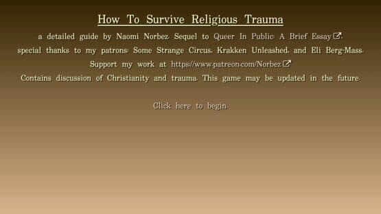 How to Survive Religious Trauma — screenshot 1