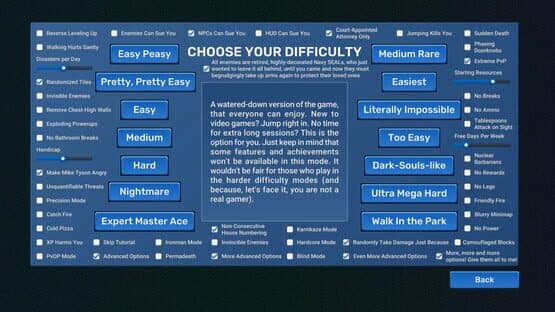 Video Game Menu: The Game — screenshot 3