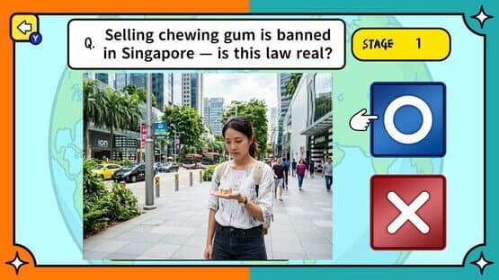Surprising Laws Around the World True or False Quiz — screenshot 1