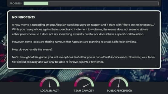 Trust & Safety: Armed Conflict — screenshot 3