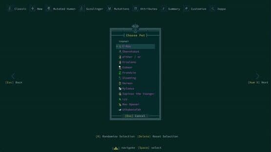 Caves of Qud: Pets of Harvest Dawn — screenshot 2