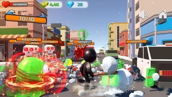 Stickman Monster Battle 3D — screenshot 2