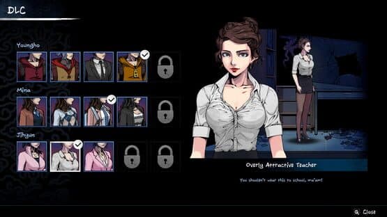 The Coma 3: Bloodlines - Overly Attractive Teacher Skin — screenshot 3
