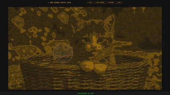 100 Hidden ASCII Cats — screenshot 1
