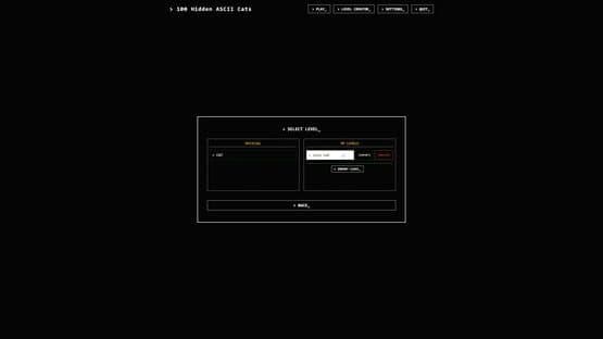100 Hidden ASCII Cats — screenshot 2