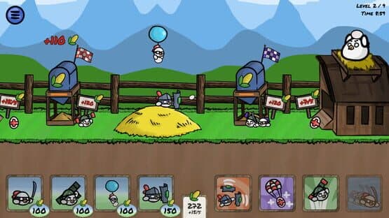 Hungry Chicks: Battle Farm — screenshot 1