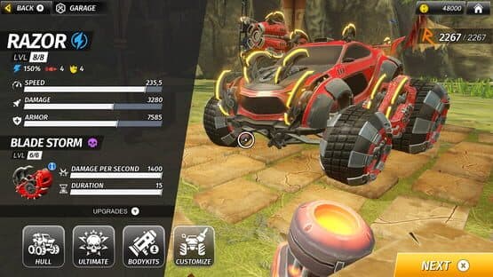 Race: Rocket Arena Car Extreme - Razor Pack — screenshot 1