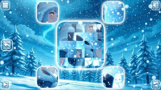 Lovely Anime Puzzle: Winter — screenshot 1