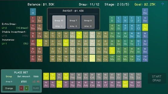 Periodic Lottery — screenshot 3
