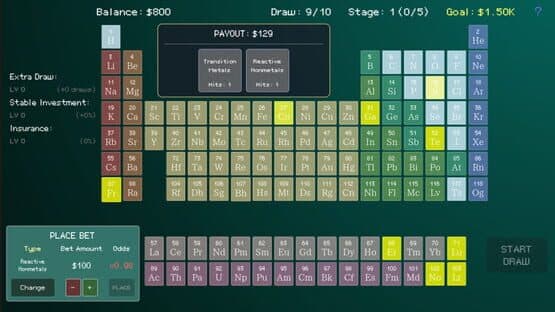 Periodic Lottery — screenshot 4