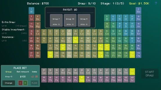 Periodic Lottery — screenshot 5
