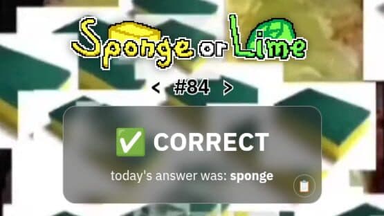 Sponge or Lime — screenshot 2