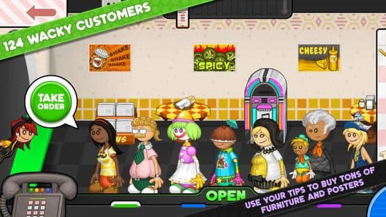 Papa's Cheeseria To Go! — screenshot 1