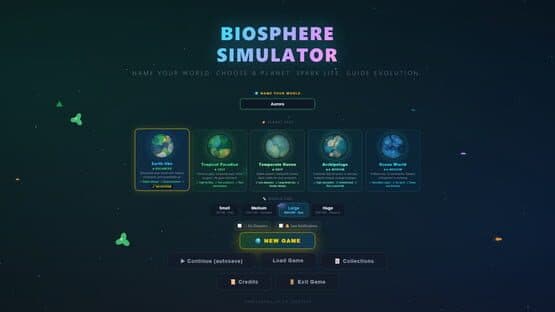 Biosphere Simulator — screenshot 1