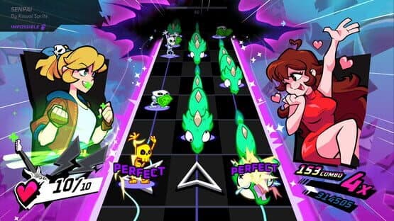 Rift of the NecroDancer: Friday Night Funkin' - "Senpai": Kawai Sprite — screenshot 1