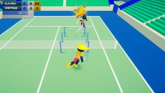 Stickman 3D Tennis: Deluxe — screenshot 1