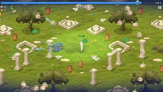 Aphrodite Evolve Weapons Survivor: Greek Gods Versus Heaven — screenshot 1