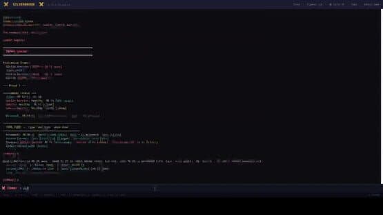 Silverbrook: a Text-Based RPG — screenshot 2