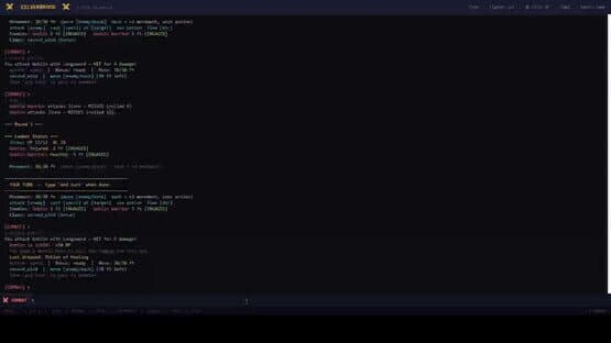 Silverbrook: a Text-Based RPG — screenshot 4