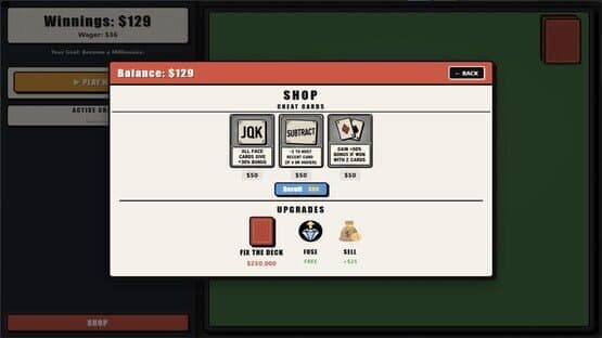 Blackjack: Cheat the House! — screenshot 2