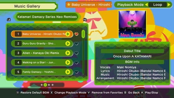 Once Upon a Katamari: Katamari Damacy Series Neo Remixes — screenshot 1