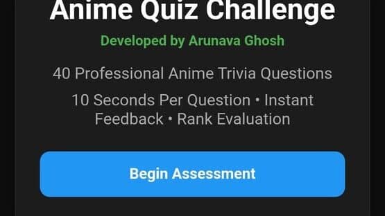 Anime Quiz Challenge — screenshot 1