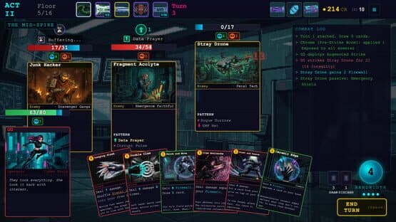 CyberDeck: The Cyberpunk Roguelike Deckbuilder — screenshot 3