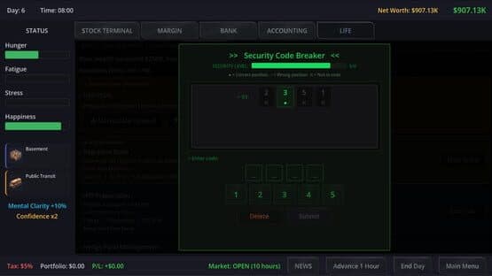 Neo Capitalist: Stock Market Survival Simulator — screenshot 4