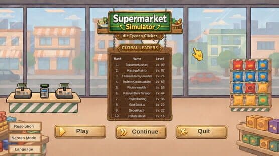 Supermarket Simulator: Idle Tycoon Clicker — screenshot 1
