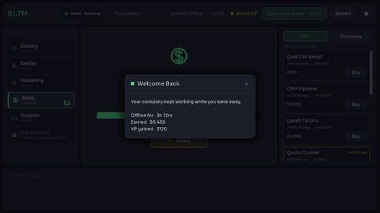 Idle Startup — screenshot 3