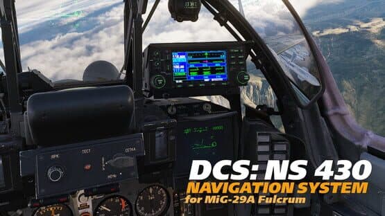DCS World: NS 430 Navigation System for MiG-29A Cockpit — screenshot 1