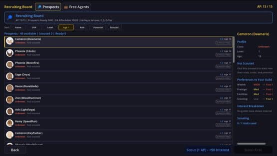 Mythic Manager — screenshot 4