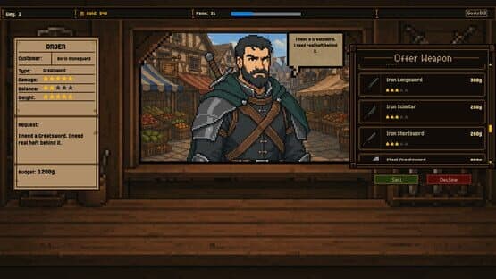 Swordsmith of Greyhaven — screenshot 2