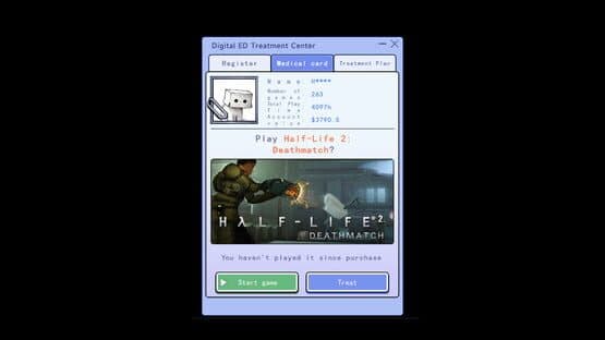 Gaming Burnout Treatment Center — screenshot 2