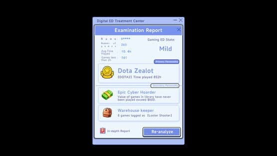 Gaming Burnout Treatment Center — screenshot 4