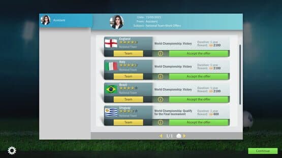 Football, Tactics & Glory: World Championship — screenshot 4