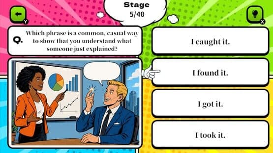 Manga English Native Phrase Quiz — screenshot 1