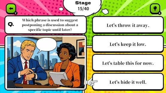 Manga English Native Phrase Quiz — screenshot 3