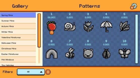 Pixel Cross Stitch Color by Number: Miniatures — screenshot 5