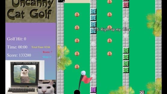 Uncanny Cat Golf — screenshot 2
