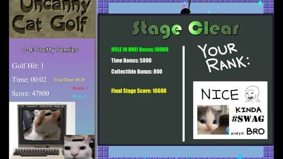 Uncanny Cat Golf — screenshot 3