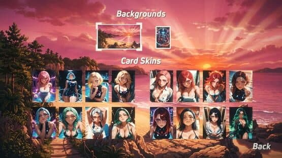 Solitaire Paradise: Anime Bikini Babes — screenshot 2