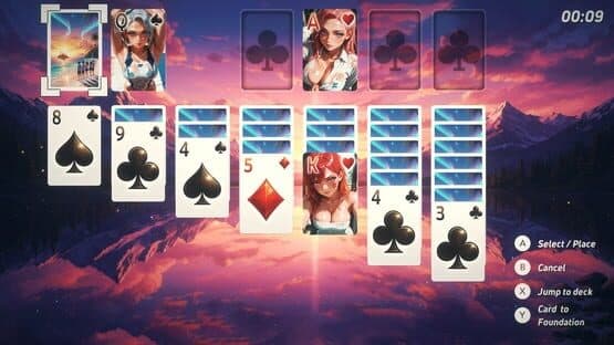 Solitaire Paradise: Anime Bikini Babes — screenshot 3