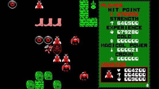 Eggconsole Dragon Slayer Level 2.0 PC-8801 — screenshot 4