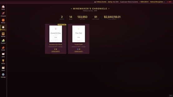 Grand Cru: The Wine Maker — screenshot 2