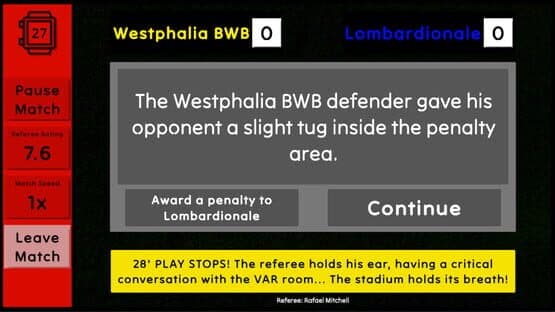 The Referee Committee — screenshot 3