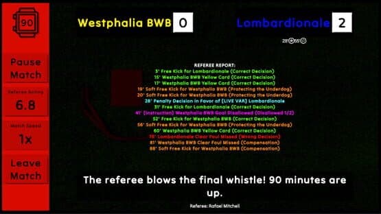 The Referee Committee — screenshot 4