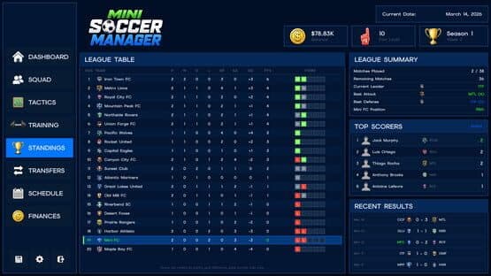 Mini Soccer Manager — screenshot 5